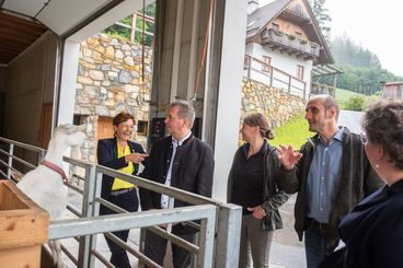 Hofbesuch bei Familie Harrer