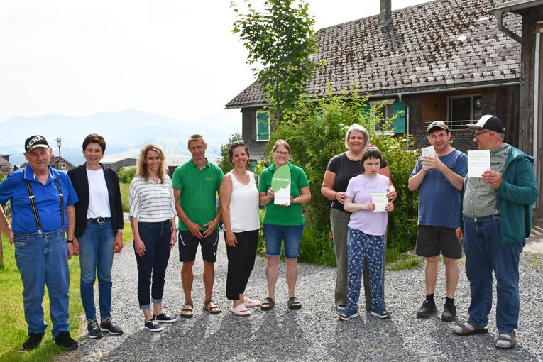 Die Presseveranstaltung Green Care am Gmeiner's Natur und Genuss Biobauernhof war für alle Beteiligte ein besonderes Highlight.  © LK vbg.