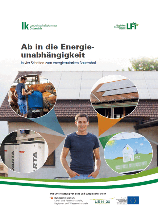 Cover Broschüre Ab in die Energieunabhängigkeit © LK Österreich / LFI