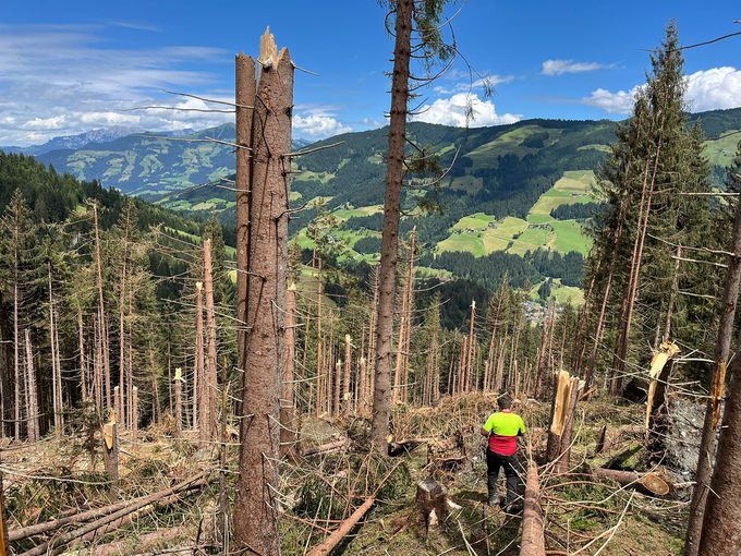 Unwetterschäden © Land Tirol