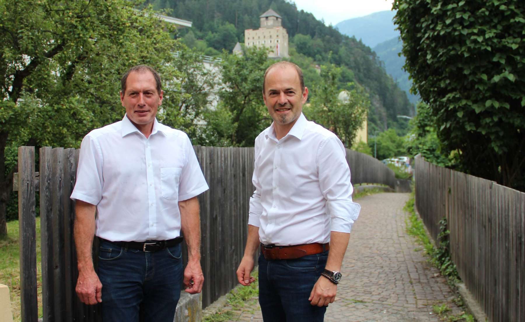 LKÖ-Präsident Josef Moosbrugger (l.) mit LK-Tirol Präsident Josef Hechenberger.