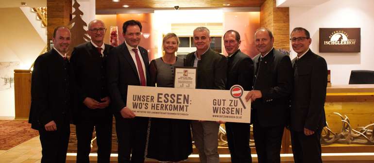 Gut zu Wissen-Zertifikatsverleihung an den Ischglerhof in Tirol.jpg © LKÖ/Jung-Leithner Gut zu Wissen-Zertifikatsverleihung an den Ischglerhof in Tirol.jpg © LKÖ/Jung-Leithner