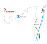 Wegverlauf Riedlalm.png © Eppl