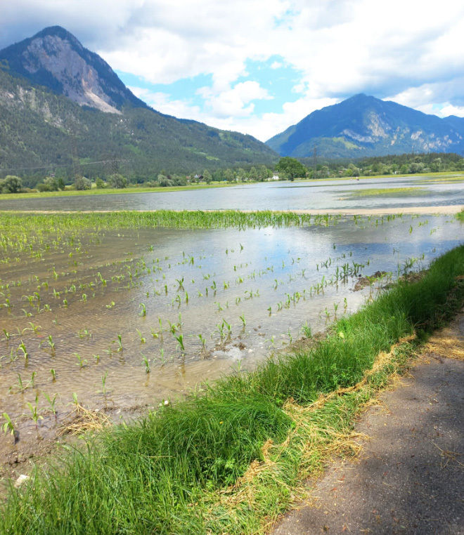 Hochwasser Felder Tirol