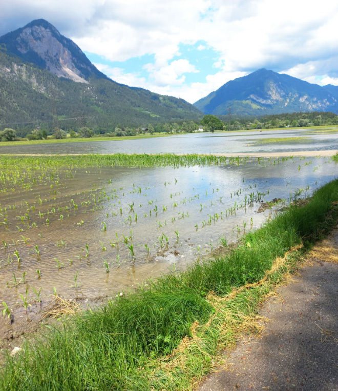 Hochwasser Felder Tirol © Dengg Hochwasser Felder Tirol © Dengg
