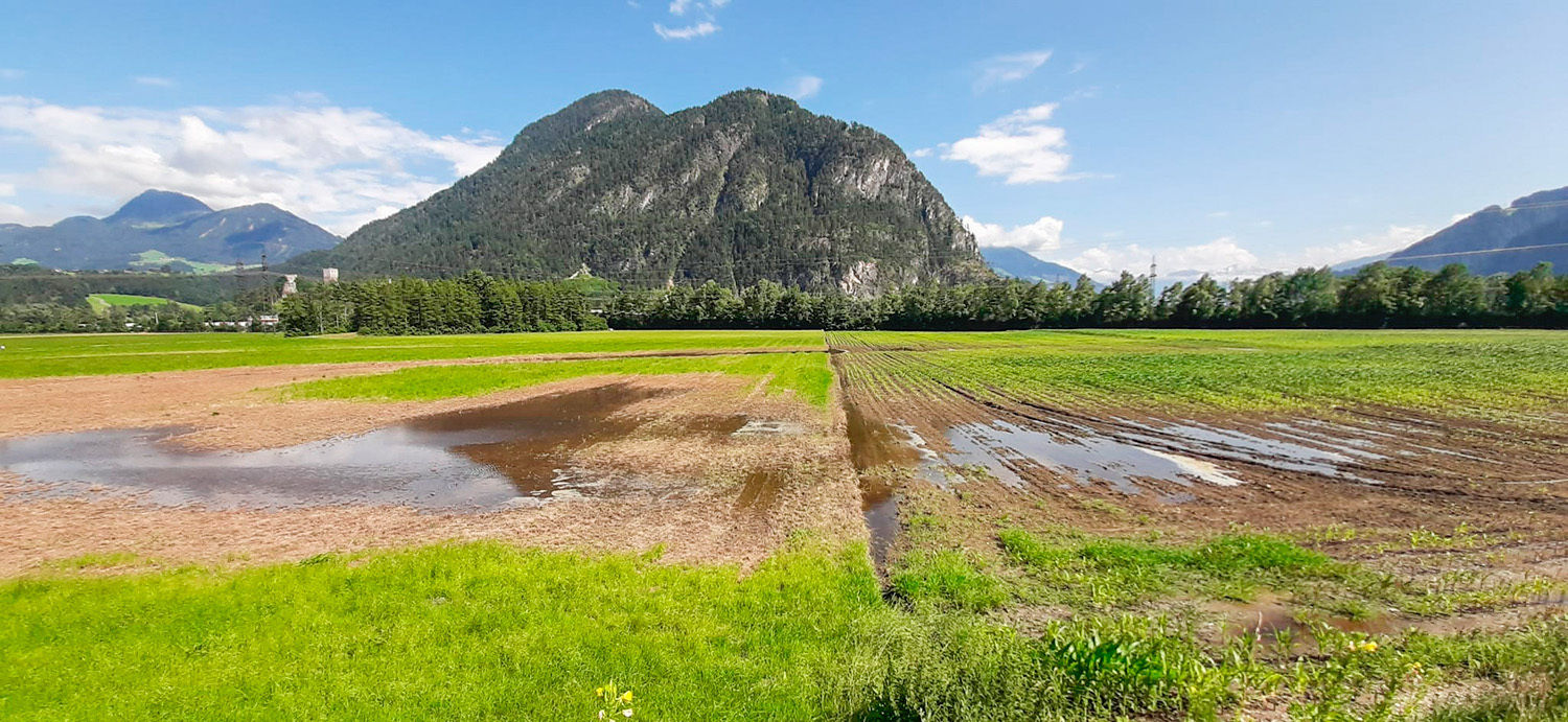 Hochwasser Felder Tirol © LK Tirol Hochwasser Felder Tirol © LK Tirol