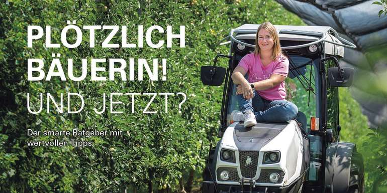 Plötzlich Bäuerin - Titelseite Broschüre