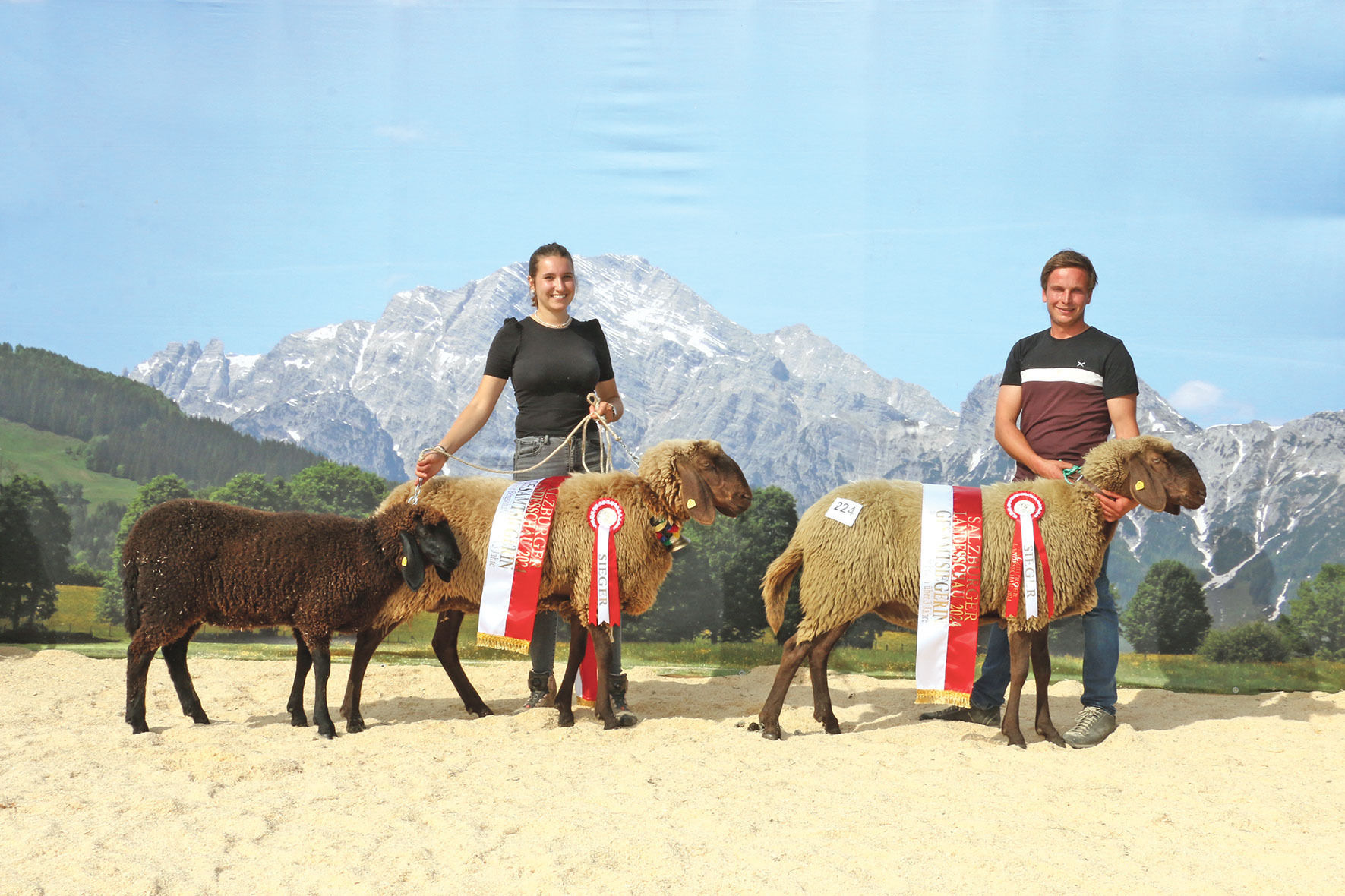 Landesschau mit  hervorragenden Tieren aus acht Rassen.jpg © Sendlhofer Landesschau mit  hervorragenden Tieren aus acht Rassen.jpg © Sendlhofer