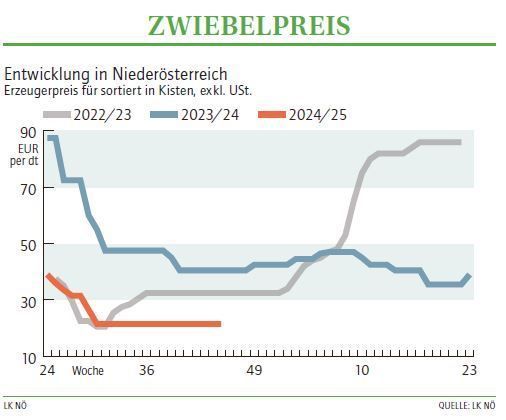 Grafik Zwiebelpreis 45_2024.jpg © LK NÖ