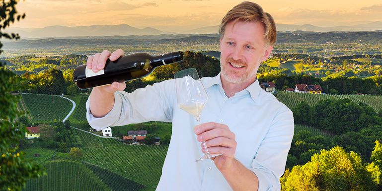 Neuer Weinbaudirektor Martin Palz © LK Steiermark & Adobe Stock