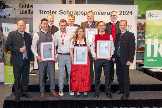 Tiroler Schnapsprämierung 2024 Bezirk Kitzbühel