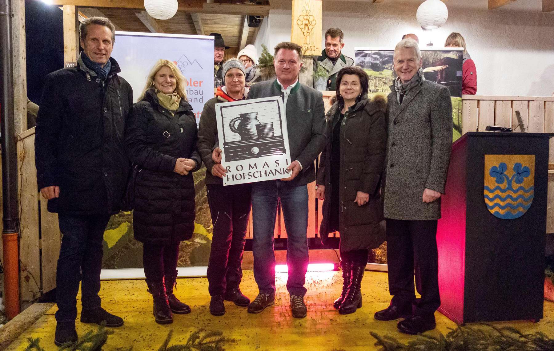 Weingut Romasi erhält Marke  Tiroler Hofschank  © Thomas Böhm Weingut Romasi erhält Marke  Tiroler Hofschank  © Thomas Böhm