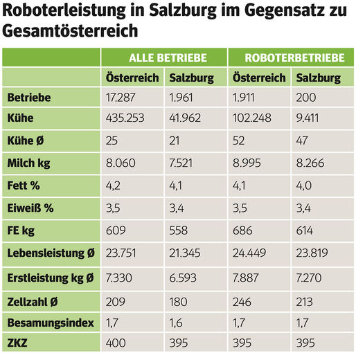 Salzburger Kühe mit steigender Milchleistung.jpg © Archiv