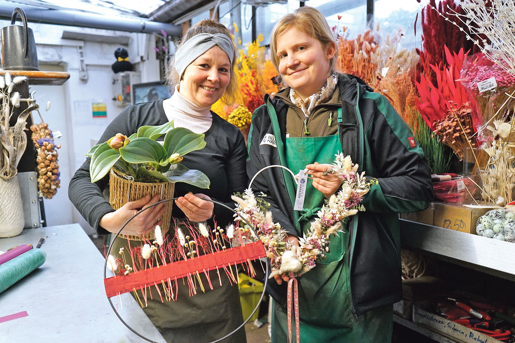 Florale  Werkstücke  mit Familienphilosophie.jpg © Hatheier