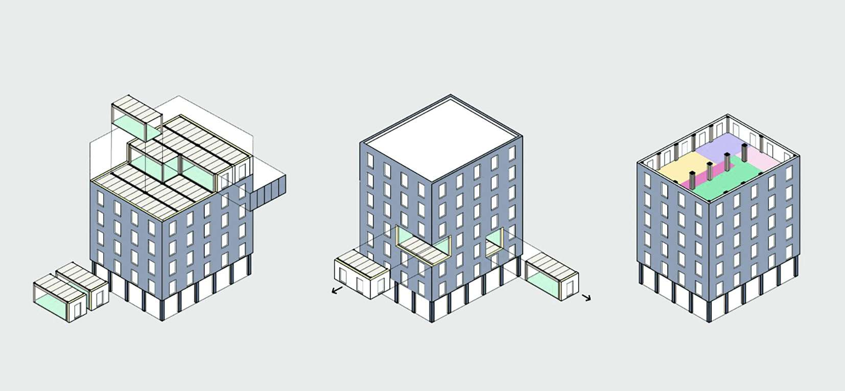 Modulares Holzhochhaus.jpg © IAT/TU Graz