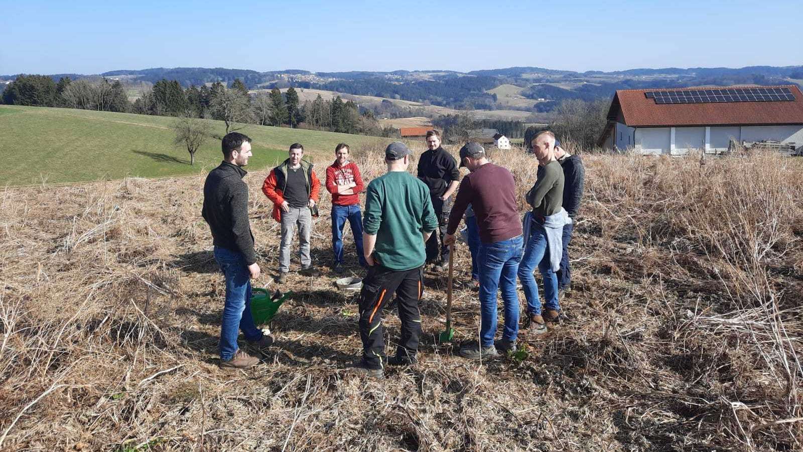 Bodenkoffervorstellung in Diersbach, 7. März 2025