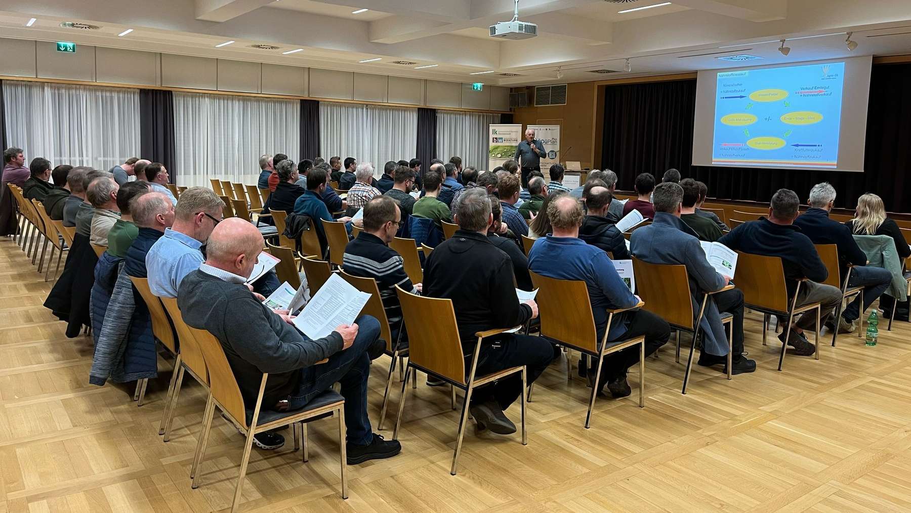 Bodenprobeninterpretationsveranstaltung in der HLBLA St. Florian, 12. März 2025 Bodenprobeninterpretationsveranstaltung in der HLBLA St. Florian, 12. März 2025