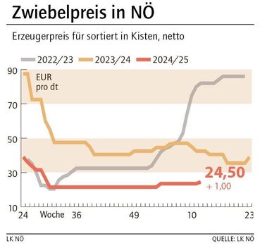 Grafik Zwiebelpreis 12_2025.jpg © LK NÖ Grafik Zwiebelpreis 12_2025.jpg © LK NÖ
