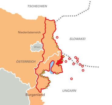 Geschlossene Grenzübergänge (29.4.2025) © LKÖ/Siegl