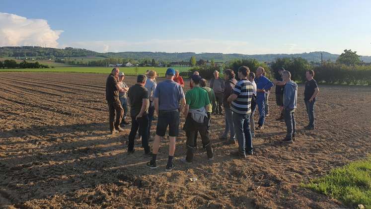 Feldbegehung des Arbeitskreises "BWS" Alkoven, 28. April 2025