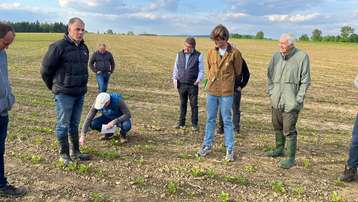 Feldbegehung in Paschine, 7. Mai 2025