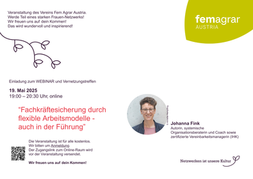 FemAgrar-Webinar am 19. Mai 2025.png © FemAgrar Austria