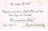 Leopold Wintersteller Postcard 1945 - Reverse Inscription.jpg © Privat