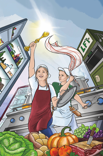 Screenshot Teenager Kitchen Battle.png © LFI Stmk