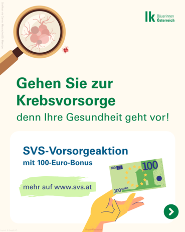 2025 06 - 1 Krebsvorsorge SVS Bäuerinnen.png © Siegl/LKÖ