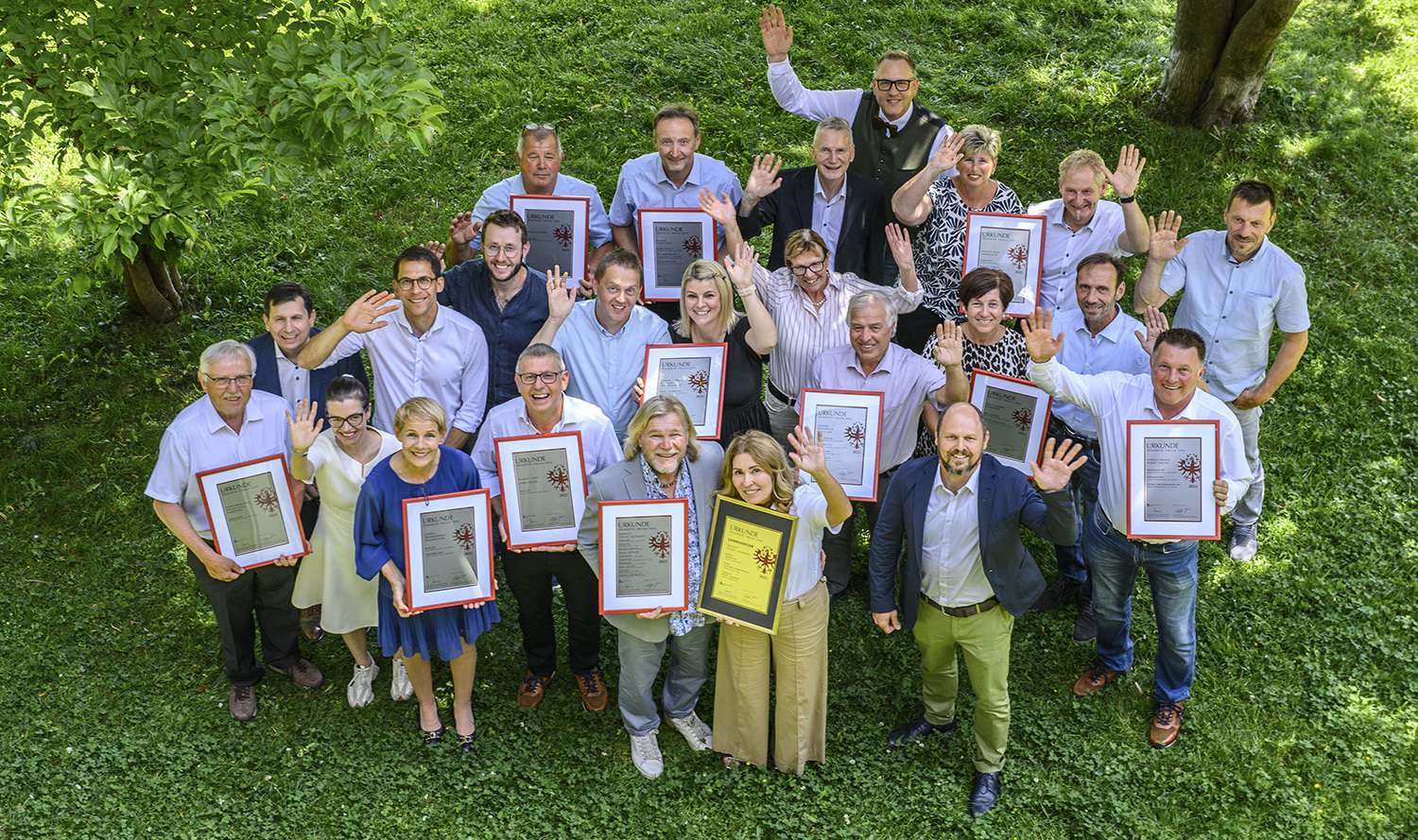 Ausgezeichnete Tiroler Winzerinnen und Winzer © Thomas Böhm