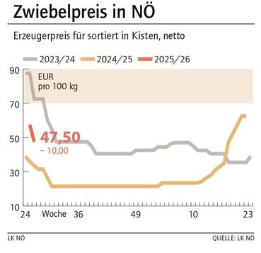 Grafik Zwiebelpreis 26_2025.jpg © LK NÖ