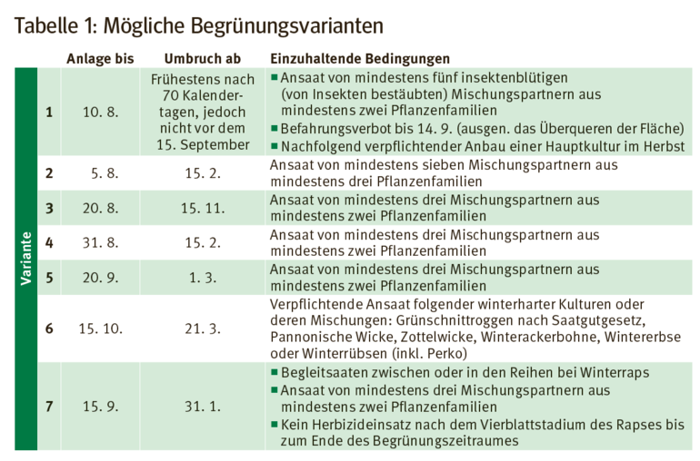 mögliche Begrünungsvarianten.png © LK Kärnten