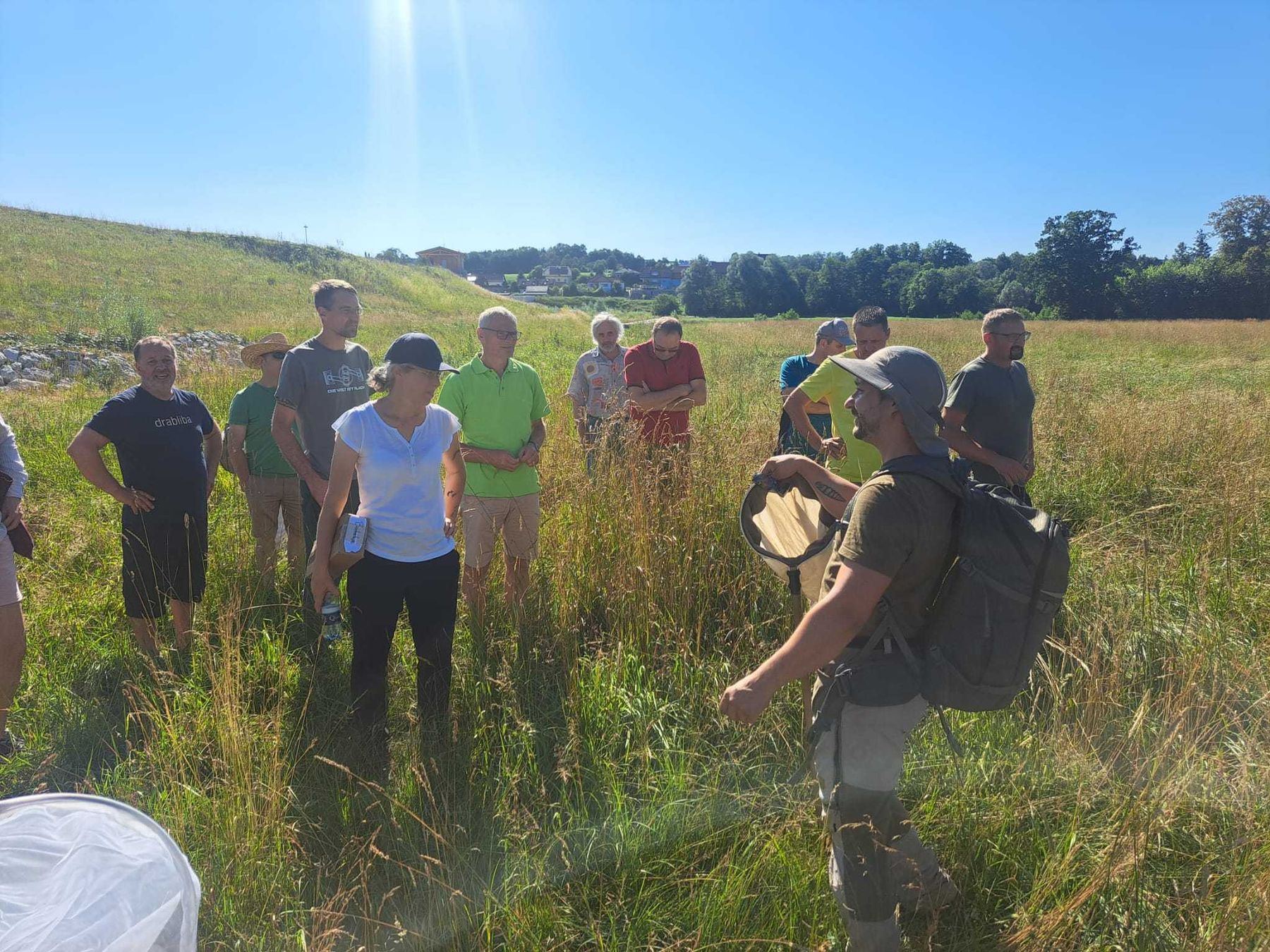 Was Biodiversität in der Praxis bedeutet, war das spannende Thema in Wartberg und Nußbach. Vielen Dank allen Teilnehmern für die interessanten Diskussionsbeiträge. © BWSB