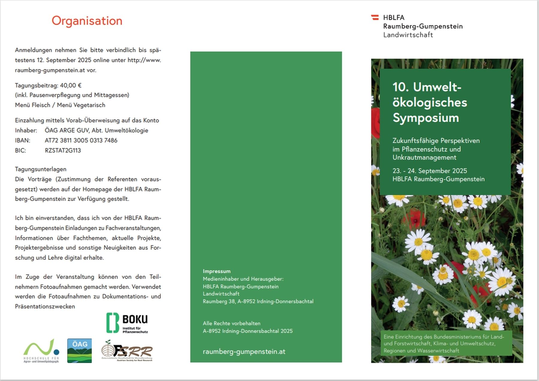 10. Umweltökologisches Symposium_Seite 1.jpg © HBLFA Raumberg-Gumpenstein