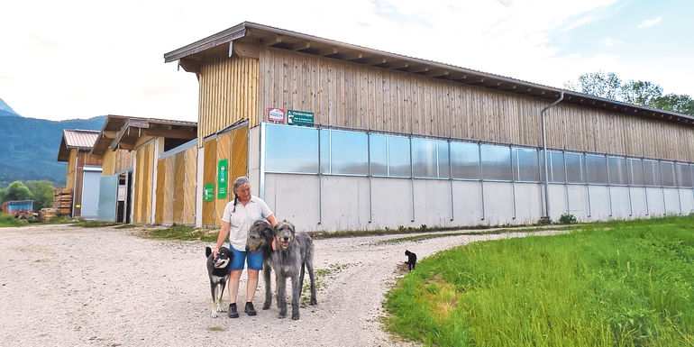 Bäuerin übernahm Wolfverteidigung selbst.jpg © Standl