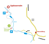 Wegverlauf Lippbauernalm.png © Grafik LK Salzburg