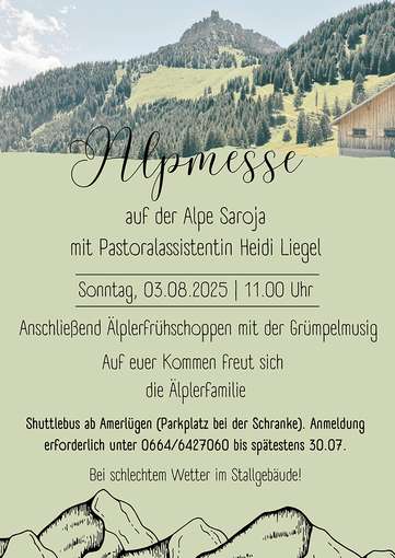 © Alpmesse Saroja