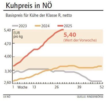 Grafik Kuhpreis 31_2025.jpg © LK NÖ