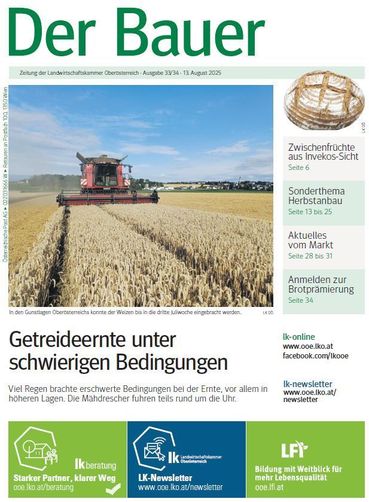 Titelseite Der Bauer KW 33_34.jpg © LK OÖ