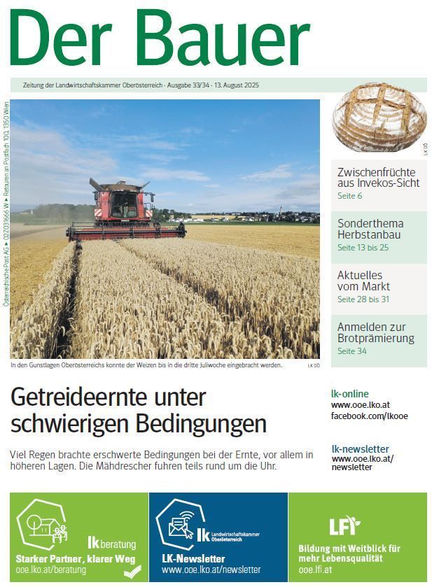 Titelseite Der Bauer KW 33_34.jpg © LK OÖ