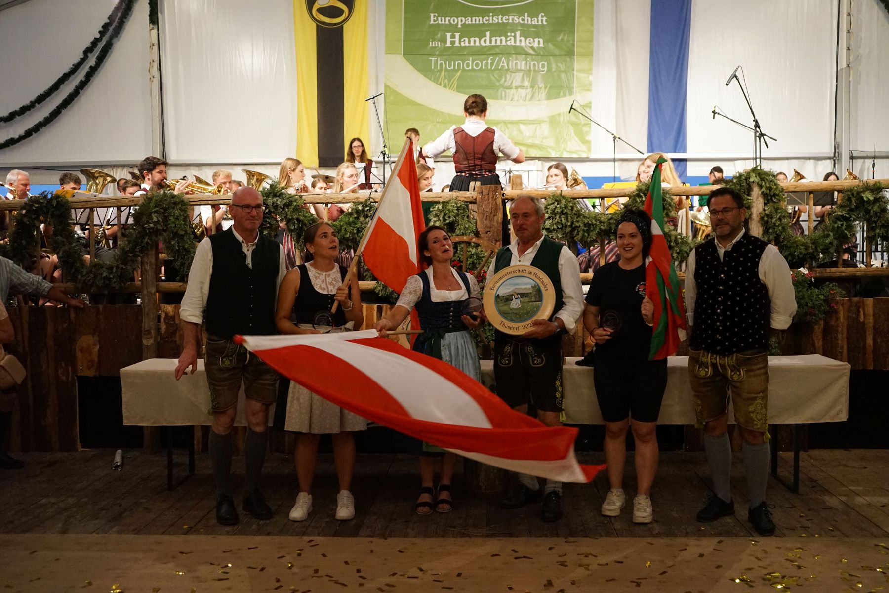 Podest Platzierung der Damen Einzelwertung © Landjugend