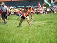 Elisabeth Stangl beim Mähen © Landjugend