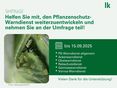 Umfrage Pflanzenschutz Warndienst © LKÖ/Siegl