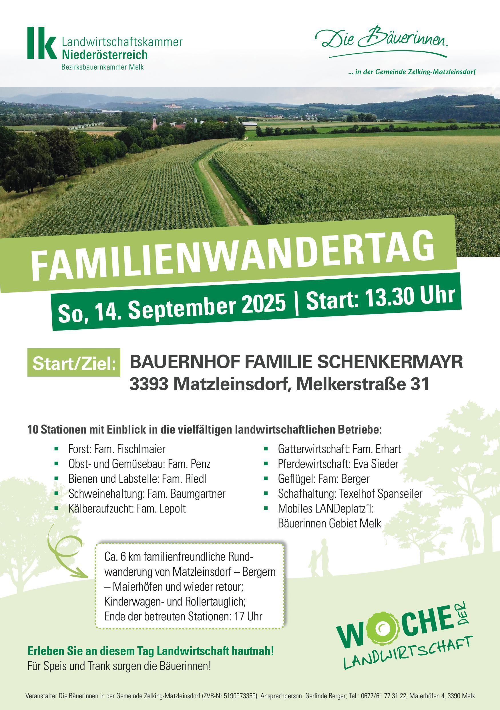 Einladung_Woche der Landwirtschaft_14.09.2025.jpg © BBK Melk Einladung_Woche der Landwirtschaft_14.09.2025.jpg © BBK Melk
