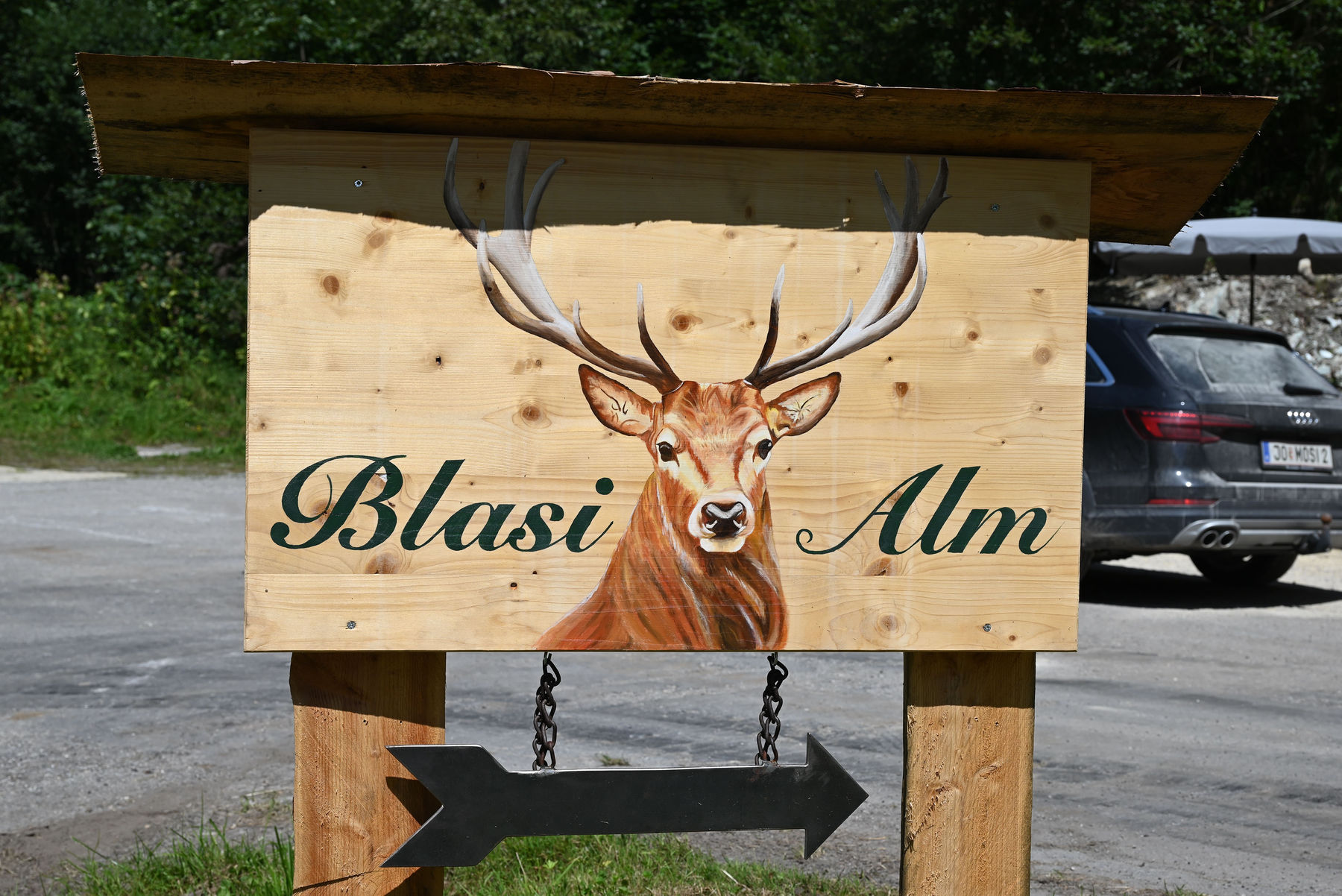Blasialm Schild.jpg © Mooslechner