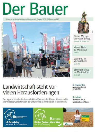 Titelseite Der Bauer KW 37_38.jpg © LK OÖ