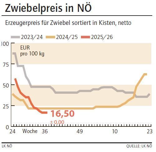 Grafik Zwiebelpreis 37_2025.jpg © LK NÖ
