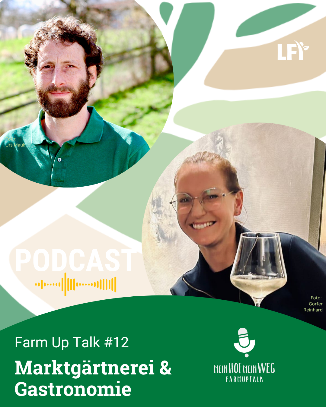 Die beiden Gäste des Farm Up Talk 12 © LFI Österreich