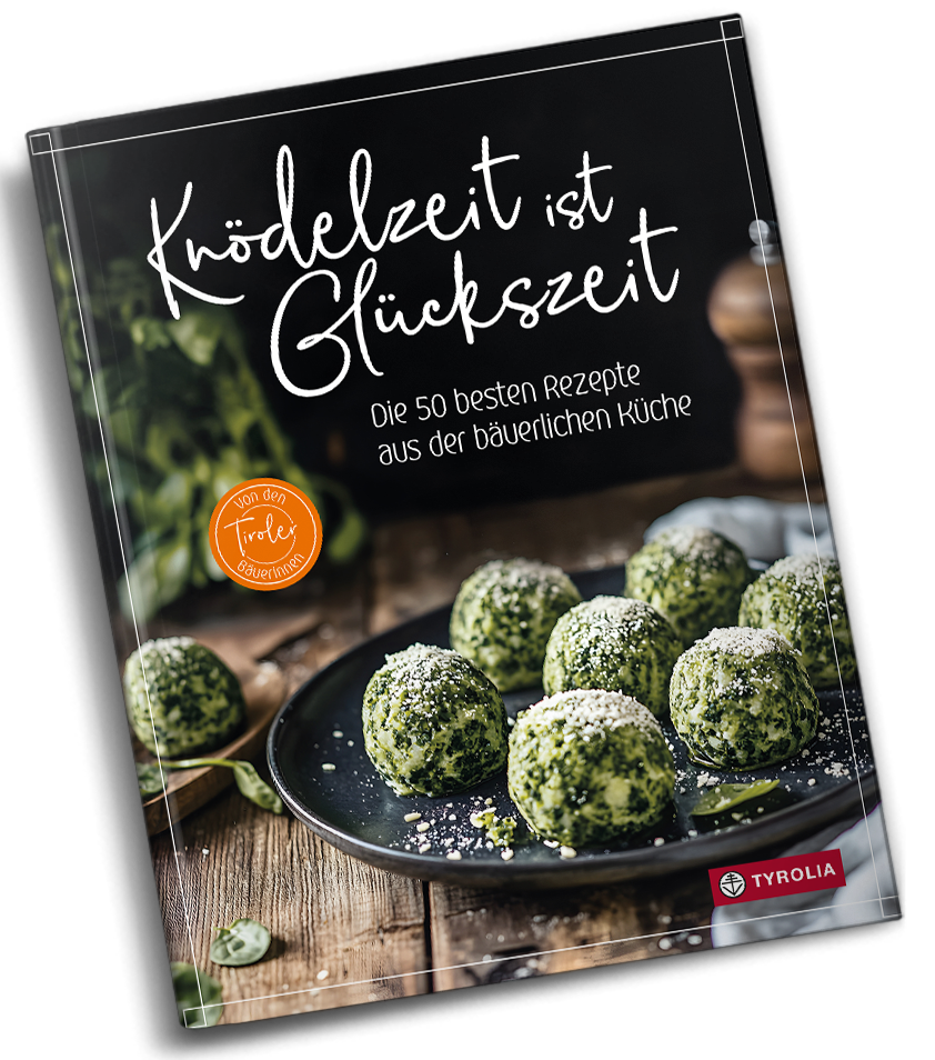 Buchcover  Knödelzeit ist Glückszeit  © Tyrolia Verlag