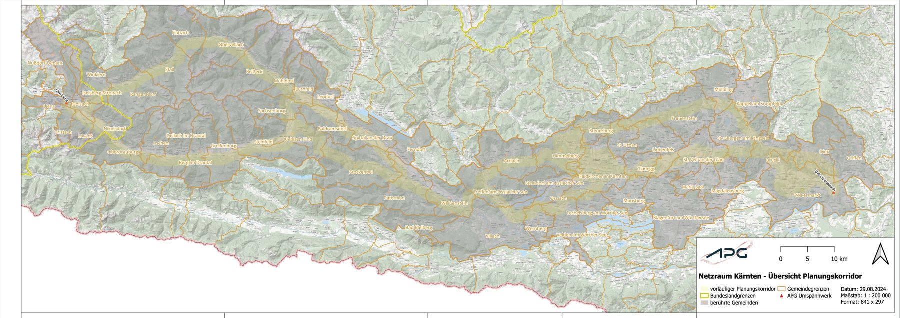 Planungskorridor 380 kV.jpg © APG Planungskorridor 380 kV.jpg © APG